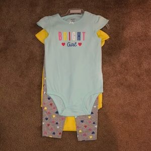 Carter's Girls Onsie and Pant Set